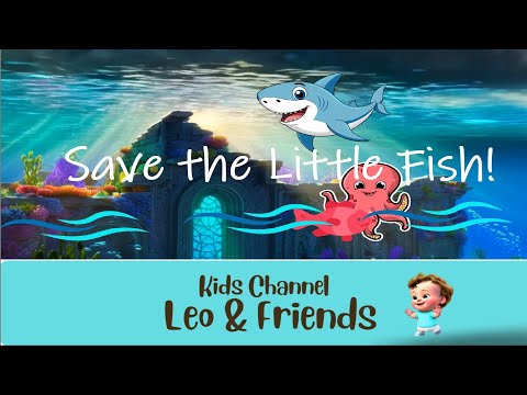 The Brave Shark & Clever Octopus Save the Little Fish! 🌊🐠