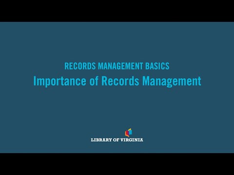 Records Management Basics | The Importance of Records Management