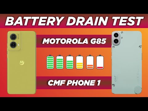 Motorola G85 vs CMF Phone 1 Battery Drain Test | The Affordable Smartphone Battle! 🔥