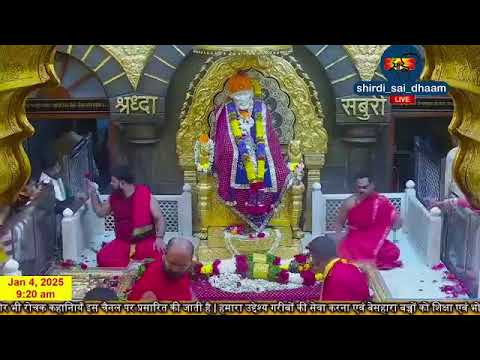 Sai Baba Live Darshan Today 4 January 2025 | Live From Shirdi 2025-01-04