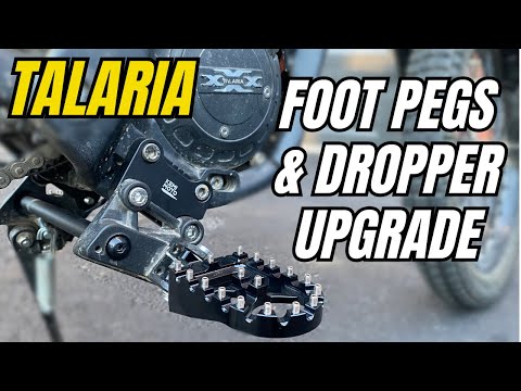 Talaria XXX KEMIMOTO Foot Pegs & Extension Bracket Kit Installation