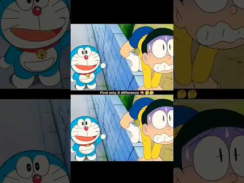 Find the 3 difference?#anime #viralshort#shinchan#ytshorts#squidgame#gojo#pokemon#trending#doraemon