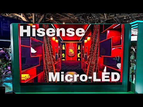 The Hisense NEW 136" Micro-LED TV Is A GAME CHANGER!!!