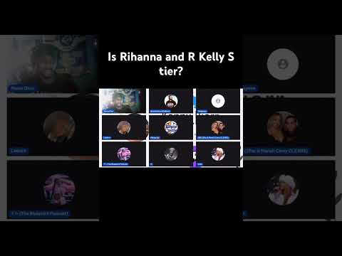 Is Rkelly and Rihanna S tier? #rkelly #rihanna #youtubeshorts #shorts #musicpodcast #music