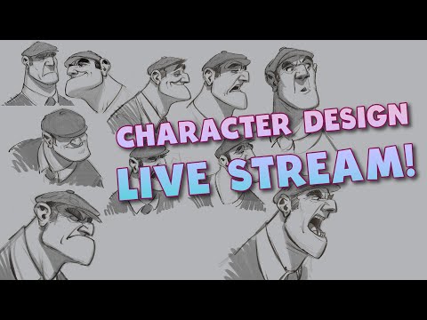 Character Design Live Stream Part 1