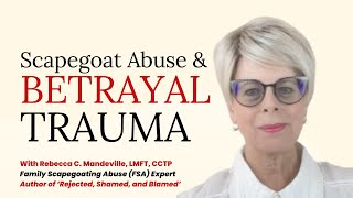 Why Scapegoat Abuse Causes Betrayal Trauma #scapegoat #narcissisticfamily #betrayal