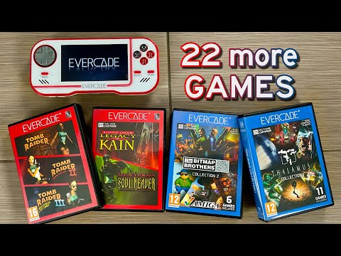 Evercade - 4 New Carts Reviewed (Tomb Raider / Legacy of Kain / Bitmap Bros / Thalamus )