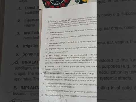 Routers of Administering Medication#youtubefeed#viralvedio #youtubeshorts #shortsfeed #bhfyp
