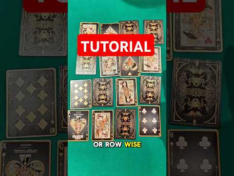 Self working card trick TUTORIAL