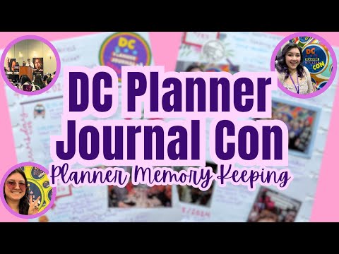 DC Planner Journal Con | 2024 Memory Keeping Planner