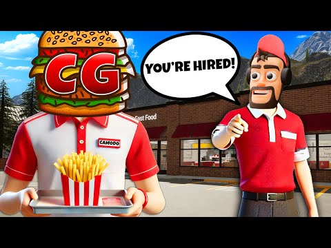 OB REHIRED Me & We Got the Drive-Thru in Fast Food Simulator!