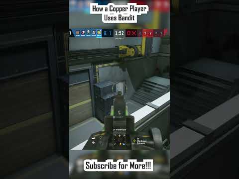 How a Copper Player Uses Bandit #r6s #rainbowsixsiege #gaming