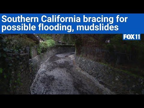 Heavy rain bringing flooding and mudslide concerns in Southern California