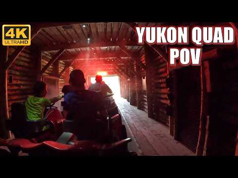 Yukon Quad POV (Back Row, 4K 60FPS), Le Pal Intamin Straddle Coaster | Non-Copyright