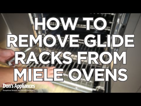 How to Remove and Place a Glide Rack in a Miele Oven