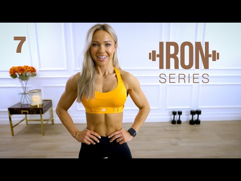 IRON Series 30 Min Shoulders & Triceps Workout - Dumbbells | 7