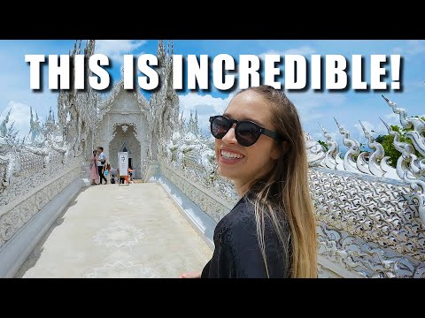 24 Hours in Chiang Rai, Thailand! 🇹🇭 (Wat Rong Khun - White Temple)