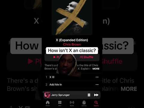 How isn’t X a classic? #chrisbrown #teambreezy #x #youtubeshorts #shorts #explore