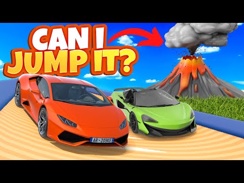 The NEW Car Crushers 2 Update Lets You JUMP a Volcano in Roblox!