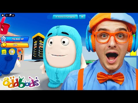 Blippi Plays More Obby Bods! | Oddbods on Roblox