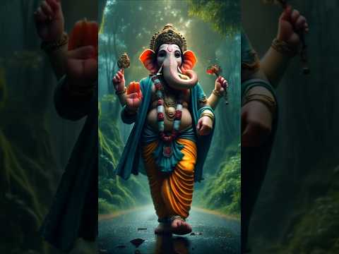 Ganpati Bappa Morya! Witness Ganesh Ji’s Divine Walk in the Rain