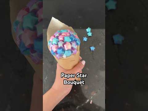 Easy DIY for your paper stars! #satisfying #cute #craft #diy #papercraft #origami #kawaii #viral