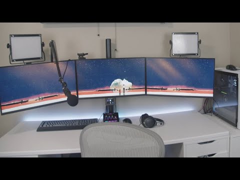 2020 Triple Monitor Gaming Setup