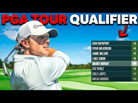 Grant Horvat’s First PGA Tour Qualifying Round of His Life!