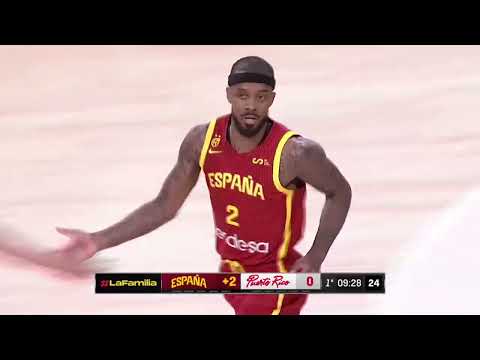 Spain vs Puerto Rico Basketball Match Highlights | Olympic Warm-up Game