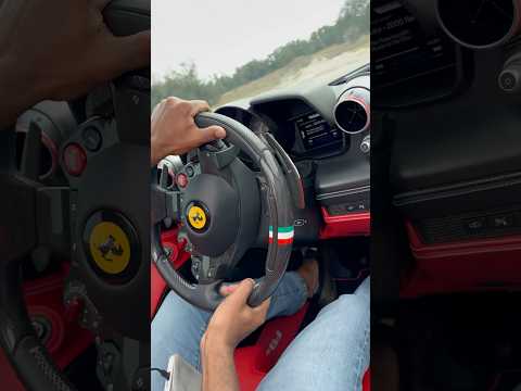 Pedal to the metal in the Ferrari F8 Spider‼️ #ferrari #testdrive #ferrarif8 #italiancars #driving