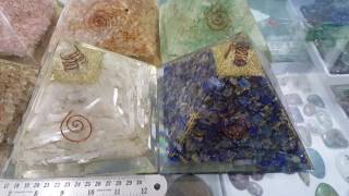 Orgone & Orgonite Crystal Stone Pyramid for Reiki Healing & Crystal Healing- Reiki Crystal Products