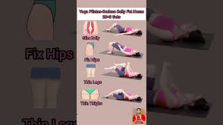 Yoga Pilates-Reduce Belly Fat#short #refucebellyfat #bellyfatloss #yoga