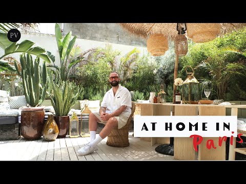 At Home in Paris: Exploring Jerome's Stylish Apartment & its Stunning Garden | Parisian Vibe