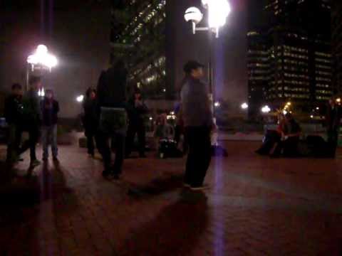 Occupy Minneapolis Midnight Breakdance