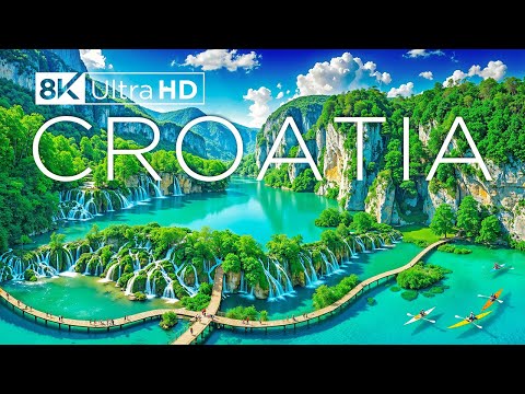 CROATIA 8K UHD - Enchanting Beauty of the Dalmatian Coast, Relaxing Scenic Film with Serene Music