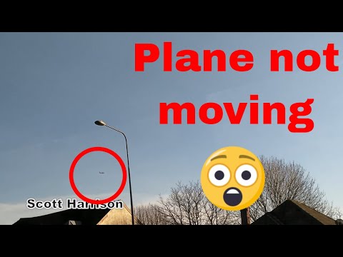 Plane Caught Floating / Stopped /Suspended In Mid Air