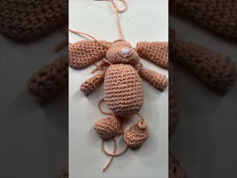 Crochet a jellycat keychain with me!!