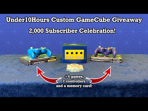 **ENDED** Under10Hours Custom-Painted Nintendo GameCube GIVEAWAY *2,200 SUB CELEBRATION*