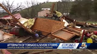 Greater Cincinnati residents survey damage left behind in aftermath of severe storms