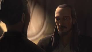 Qui Gon Talks About Obi-Wan With Dooku | Tales Of The Jedi