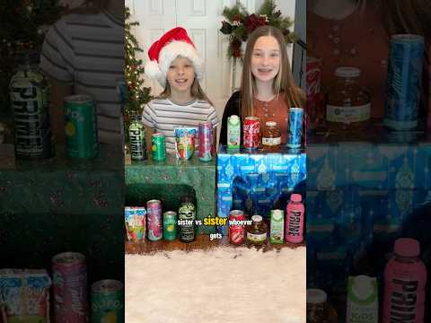 SISTER vs SISTER DRINK MATCH GAME! 🧃🥤