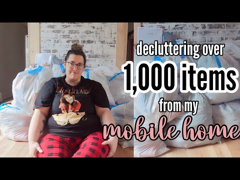 *HUGE* DECLUTTERING OVER 1,000 ITEMS FROM OUR MOBILE HOME | an entire week of mobile home homemaking