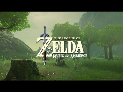 Rainy day in zelda video game ( nintendo relaxing music mix while it's raining)