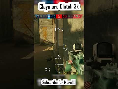 Claymore Clutch 3K #r6s #rainbowsixsiege #gaming #r6siege