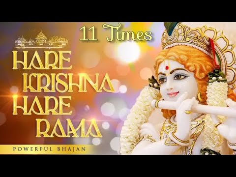 Hare Rama Hare Krishna | 11 times Chanting | हरे कृष्णा हरे रामा