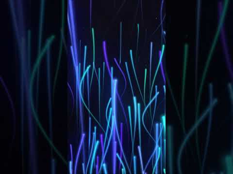 Glowing Blue Lines Screensaver - Looping Background FREE #shorts