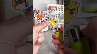 ✨Super Easy Diy Stickers🍬!? #diystickers #stickers #diy #papercraft #cutecrafts #craft #crafts  ￼￼