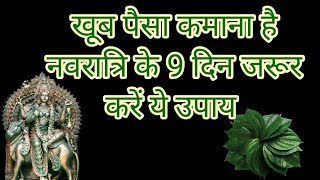 नवरात्रि : खूब पैसा कमाना है तो इन 9 दिनों में कर लें यह 9 उपाय एक बार अवश्य आजमाएं