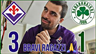 🏆⚫️🟢 FIORENTINA - PANATHINAIKOS 3-1: INCREDIBILE SIAMO AI QUARTI, BRAVI RAGAZZI💜⚜️