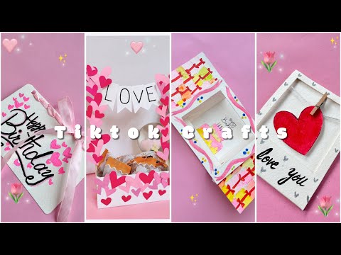 DIY TIKTOK COMPLETION CRAFT IDEAS ||DIY CUTE PAPER. RAFTS